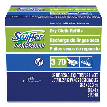 Swiffer® Dry Refill Cloths, White, 10 5-8" X 8", 32-box freeshipping - TVN Wholesale
